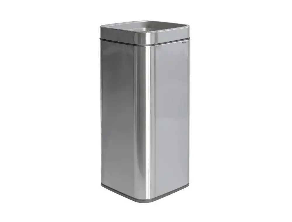 [174502] Papelera metalica maul prme acero inoxidable 30 litros