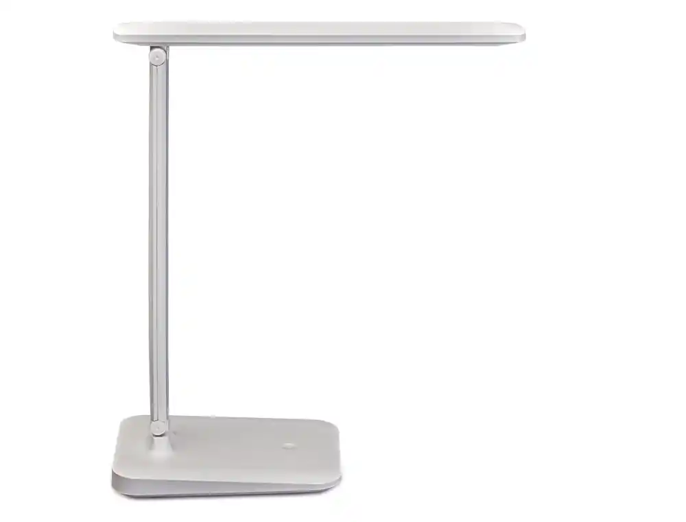 [174500] Lampara de escritorio maul led 2,7w 325lm luz ajustable panel tactil brazo giratorio blanca