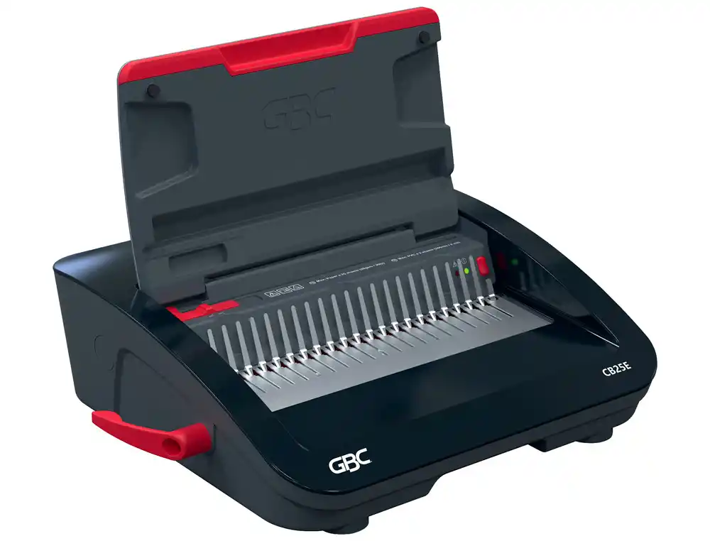 [174471] Encuadernadora electrica para canutillo gbc combbind cb25e perfora 25 hojas tamaño a4/a5 encuaderna 390 hojas