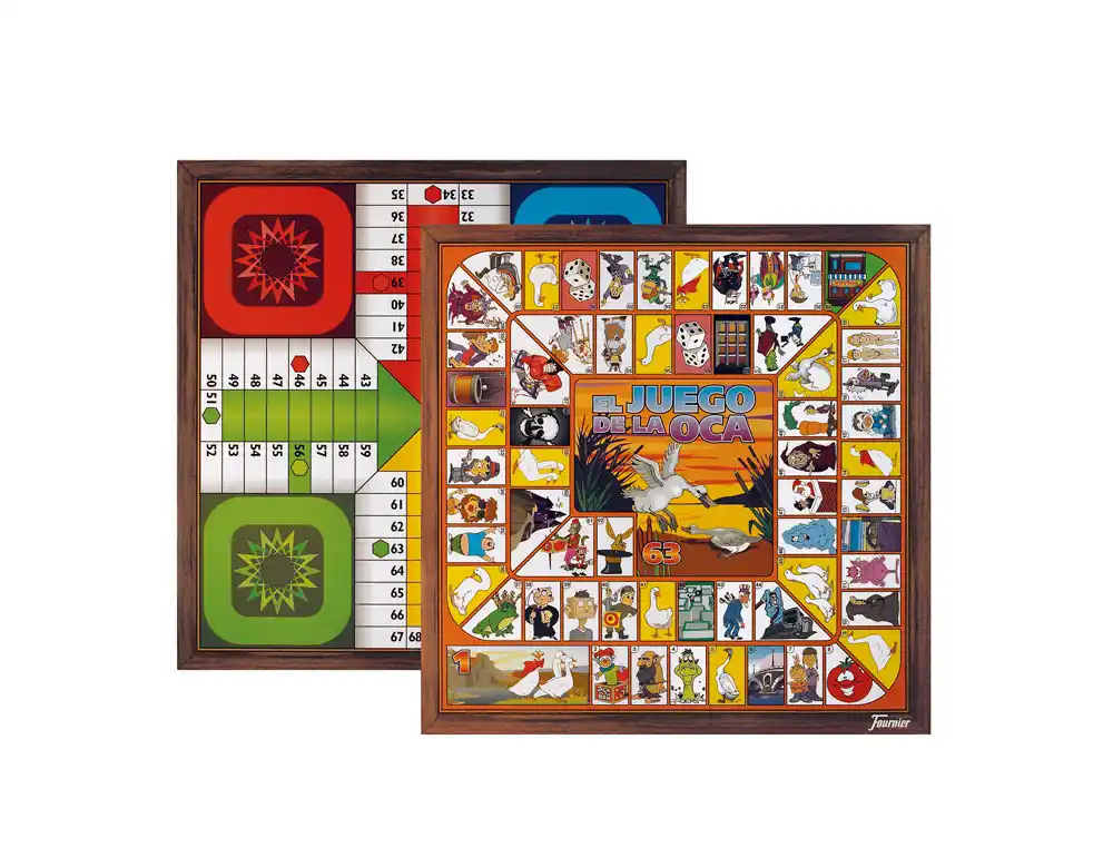 [174438] Parchis con oca fournier 4 jugadores 40x40 cm