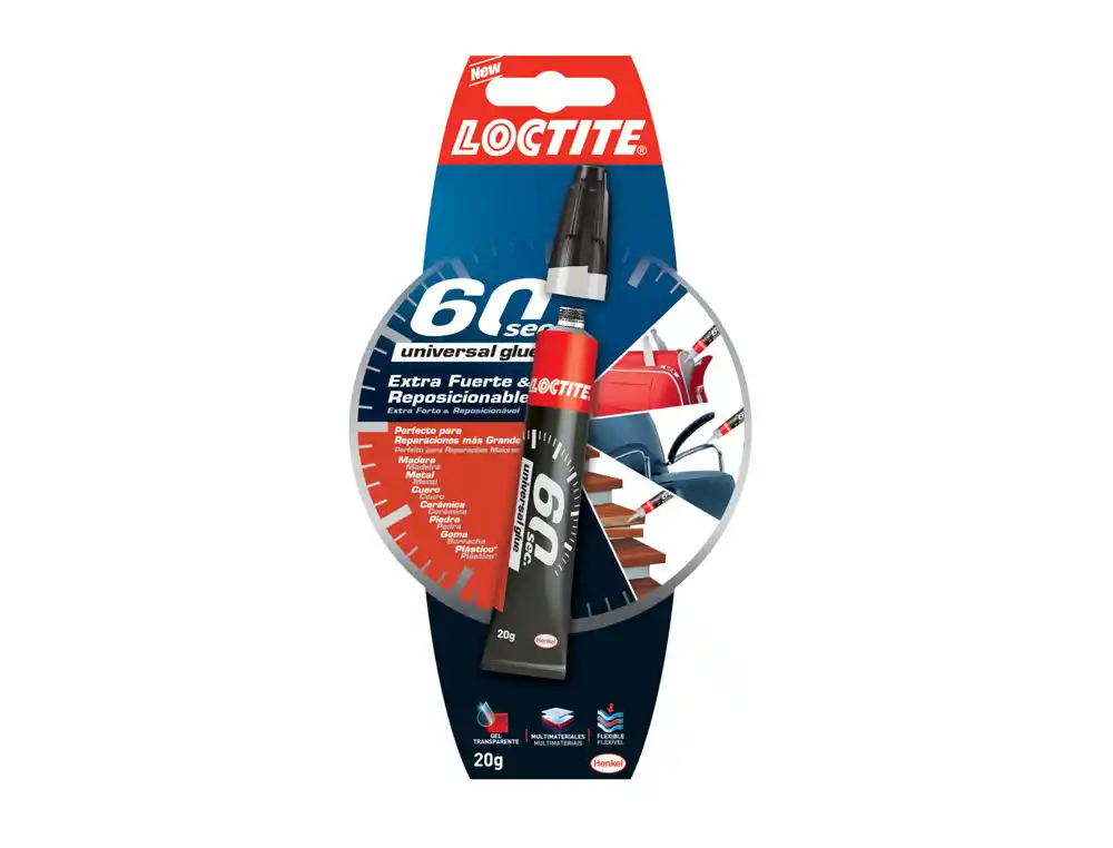 [174339] Pegamento loctite universal glue extra fuerte 60 segundos 20 g