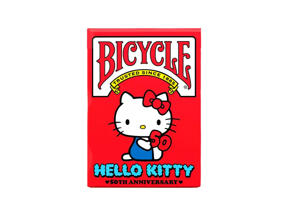 [174327] Baraja de cartas bicycle hello kitty 50 aniversario