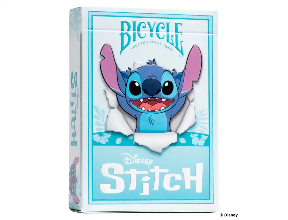 [174326] Baraja de cartas bicycle disney stitch