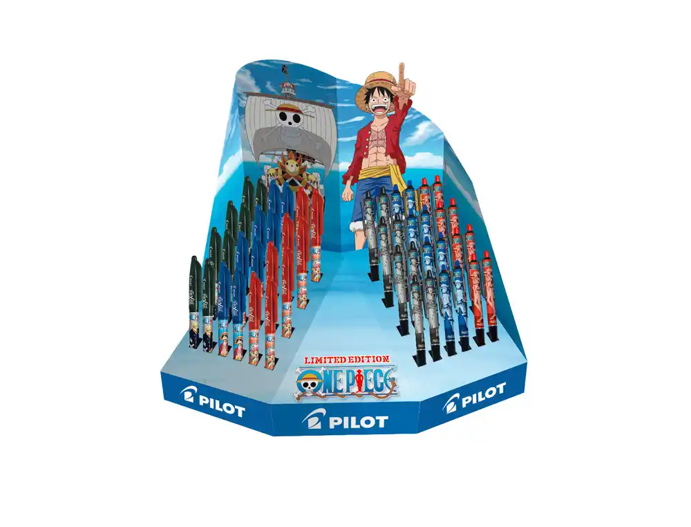 [174269] Boligrafo pilot frixion one piece borrable expositor de 48 unidades surtidas