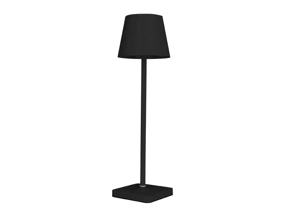 [174173] Lampara de escritorio q-connect nova led 2w 200 lm metalica tactil recargable usb-c color negro