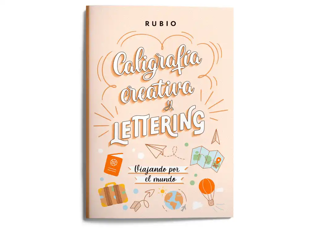 [174103] Cuaderno rubio lettering caligrafia creativa viajando por el mundo