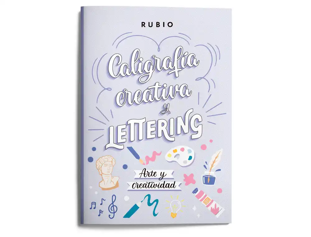 [174102] Cuaderno rubio lettering caligrafia creativa arte y creatividad