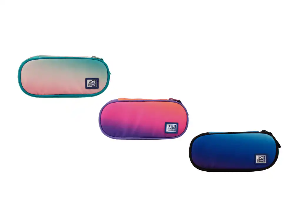 [174025] Estuche portatodo oxford kangoo gradient cofre surtidos 65x100x230 mm