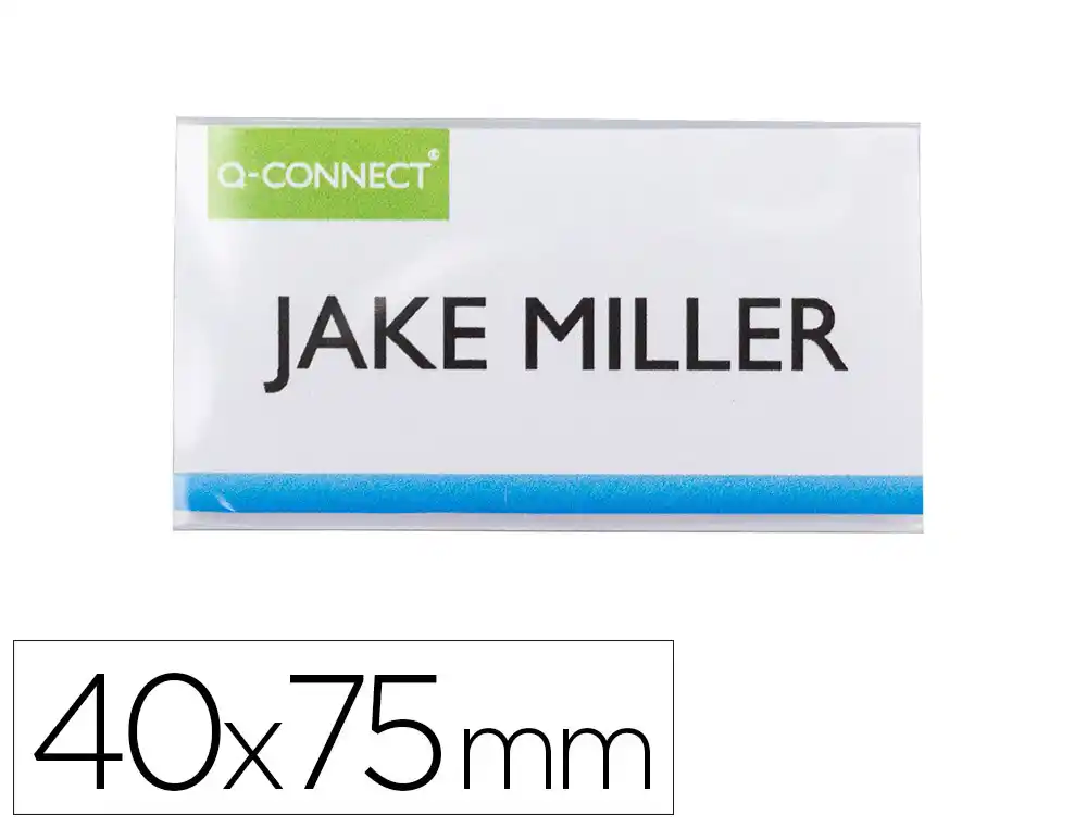 [173974] Identificador q-connect kf14137 con clip magnetico apertura superior 40x75 mm