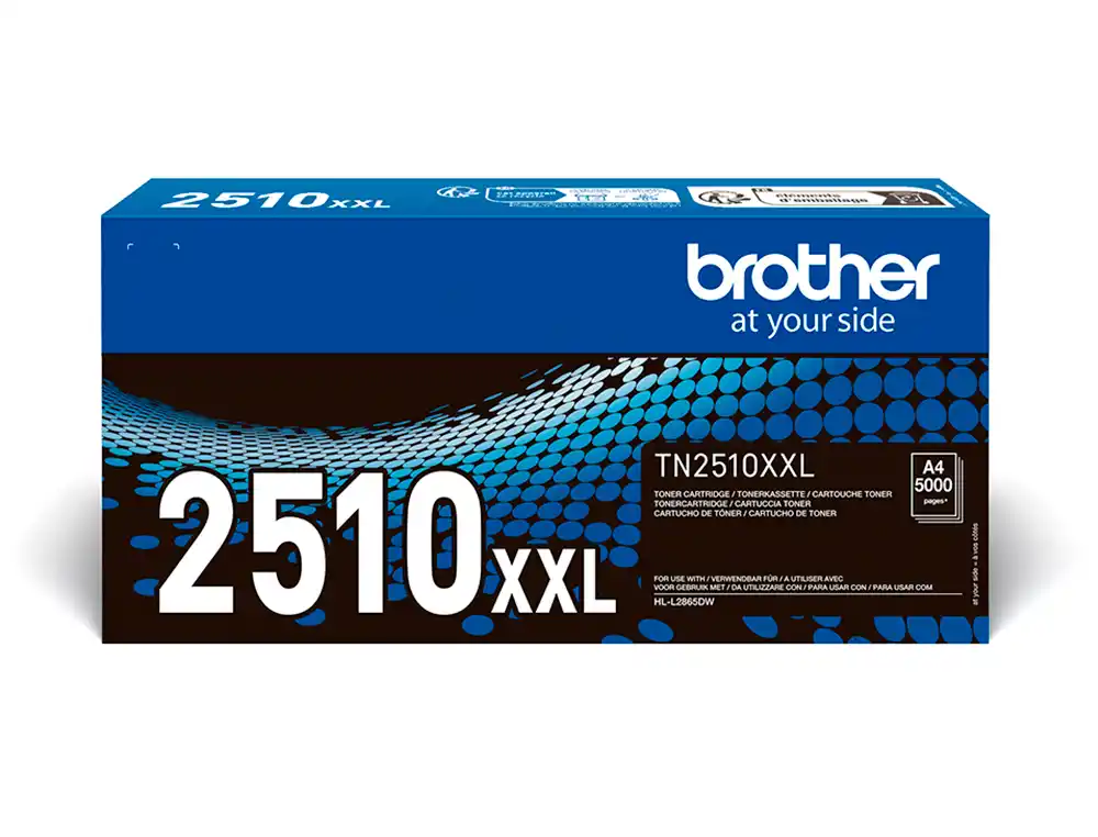 [173864] Toner brother tn2510xxl mfc-l2960dw / hl-l2865dw / mfc-l2980dw negro 5000 paginas