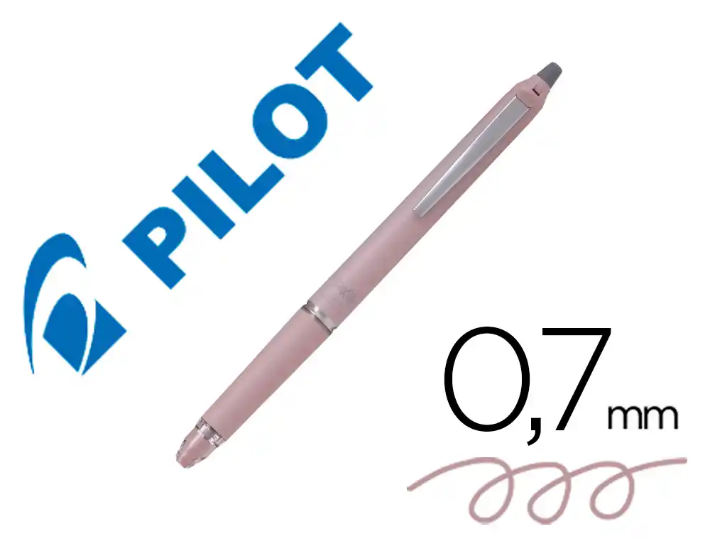 [173594] Boligrafo pilot frixion zone borrable 0,7 mm punta media rosa