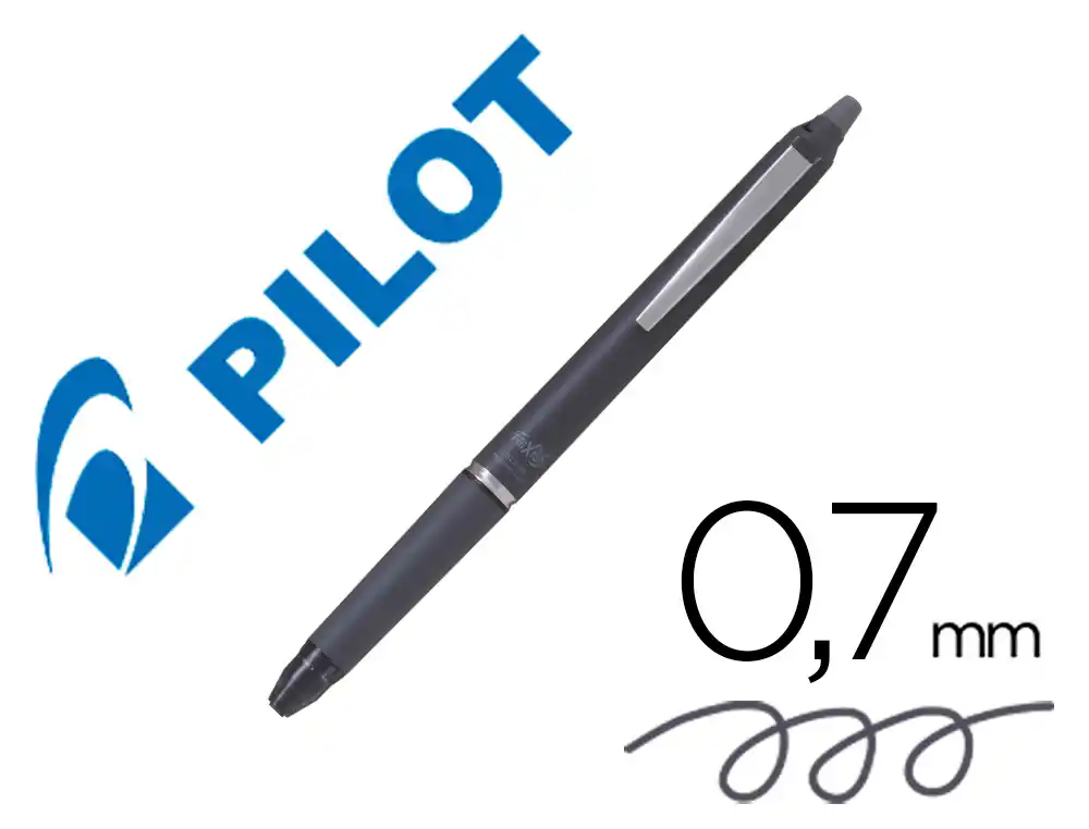 [173593] Boligrafo pilot frixion zone borrable 0,7 mm punta media gris