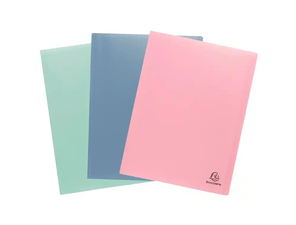 [173555] Carpeta exacompta autentik escaparate 40 fundas din a4 polipropileno reciclado colores surtidos