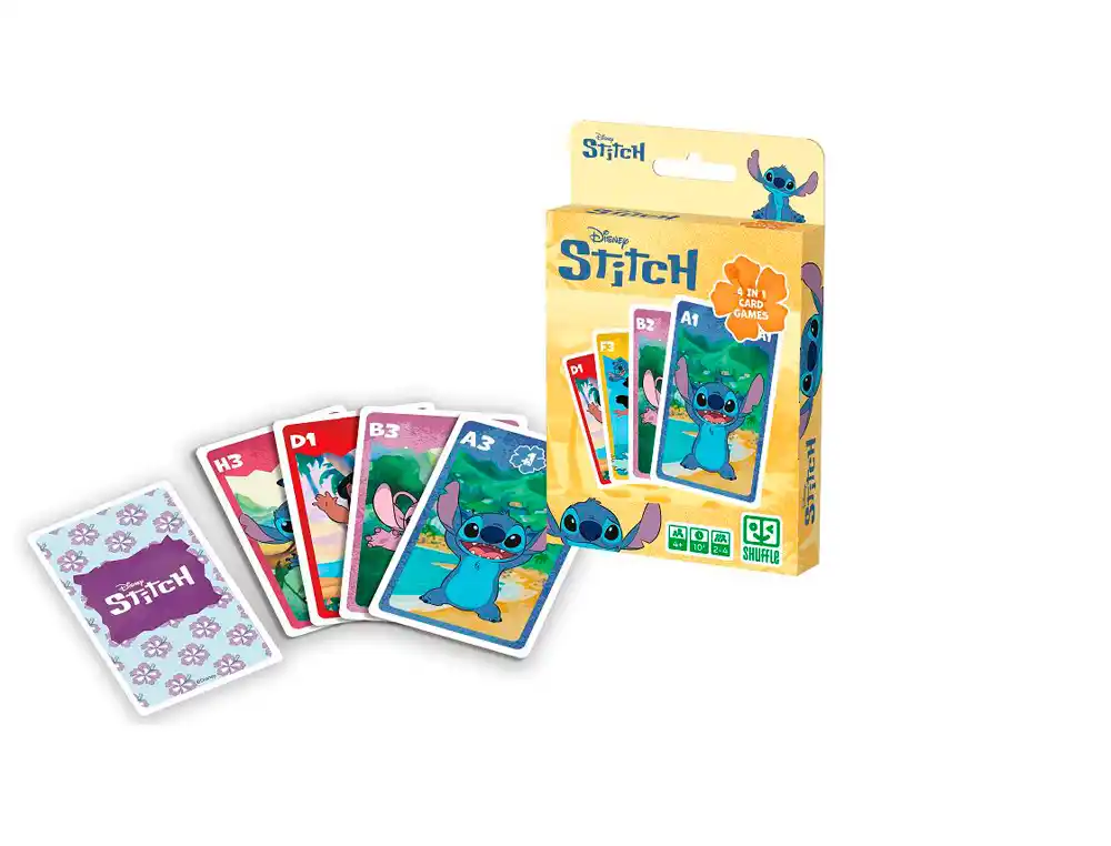 [173448] Baraja de cartas shuffle infantil stitch