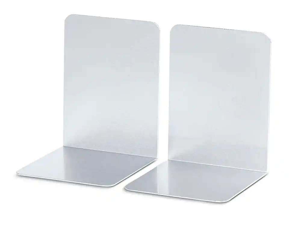 Apoyalibros metalico maul aluminio 100x100x130 mm juego