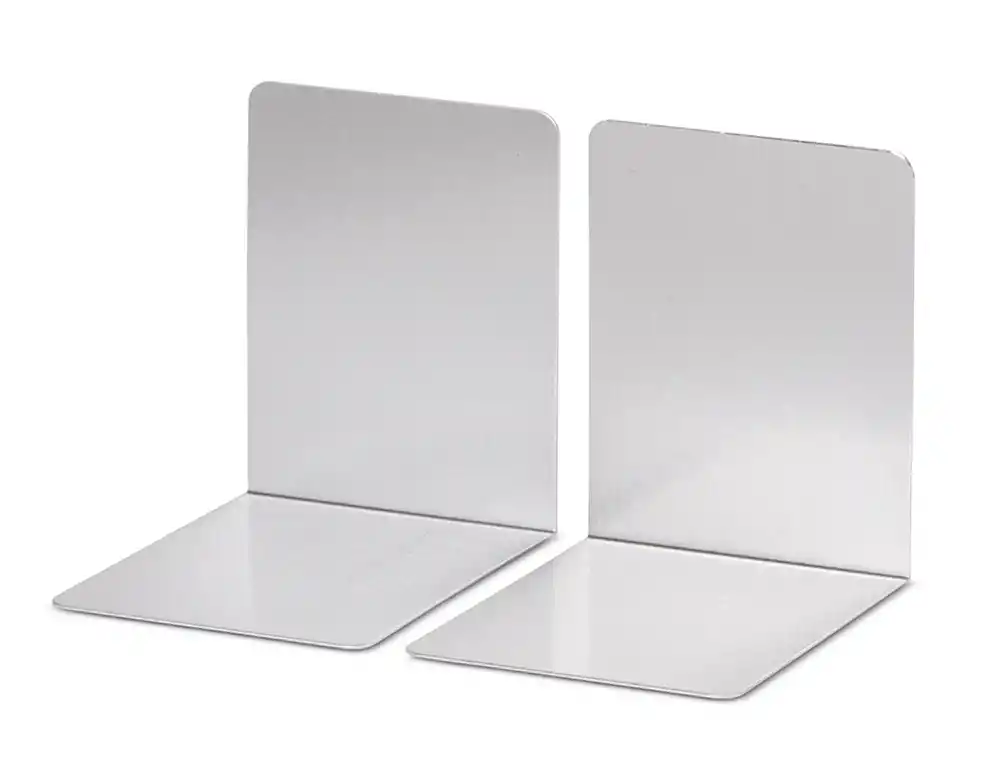 Apoyalibros metalico maul aluminio 100x80x100 mm juego