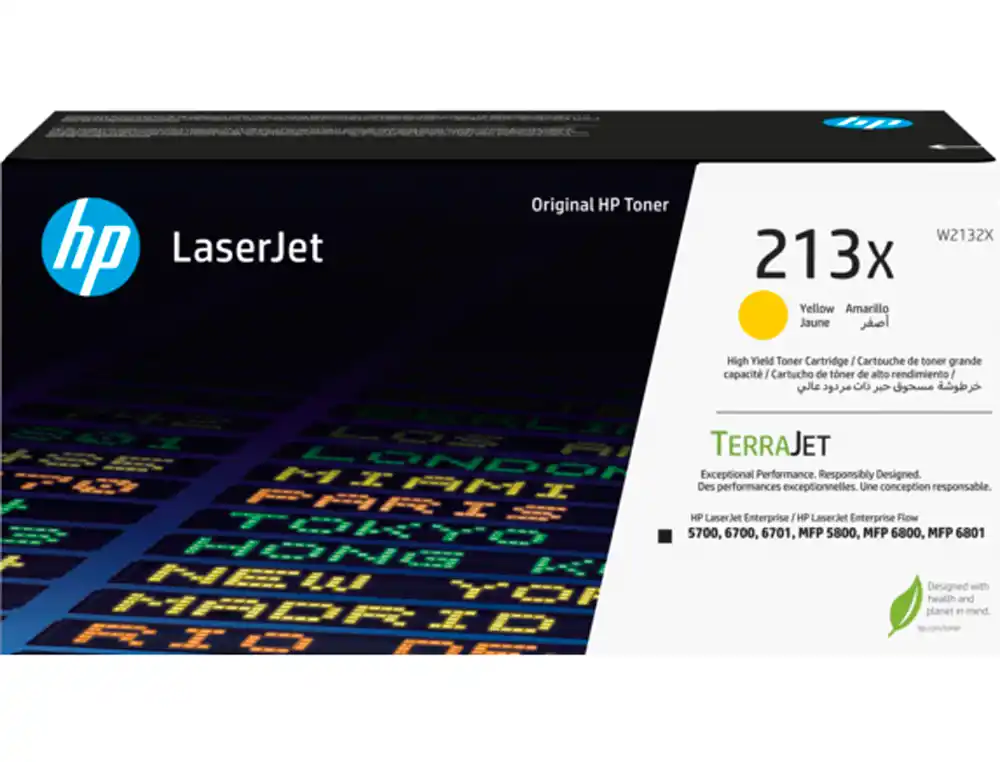 [173328] Toner hp 213x laserjet 5700/6700/6701/mfp 5800/6800/6801 amarillo 6000 paginas