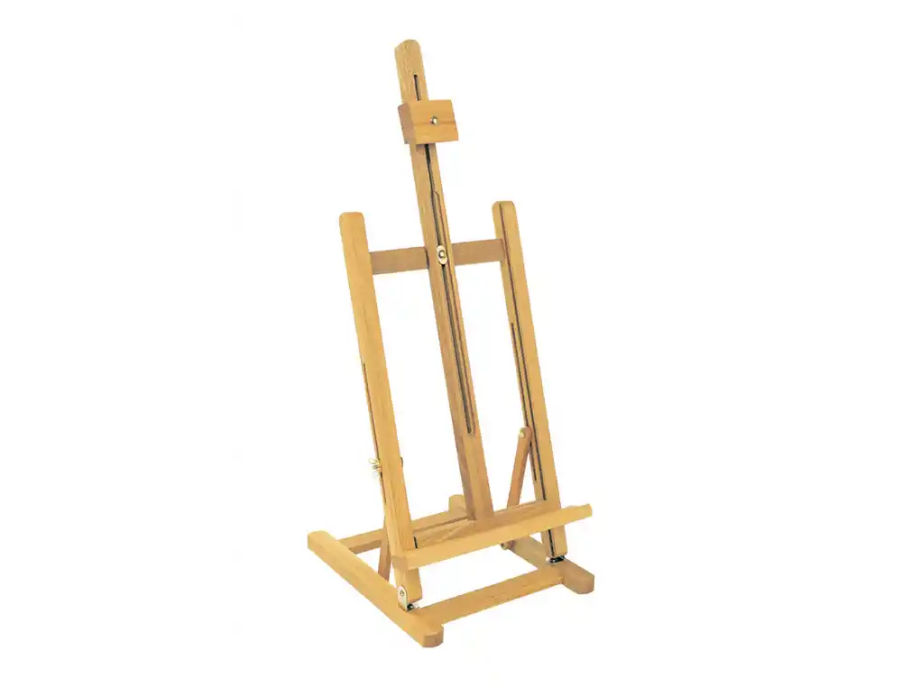 [173113] Caballete pintor de sobremesa liderpapel madera de pino barnizado 80x27,5x30 cm certificado fsc