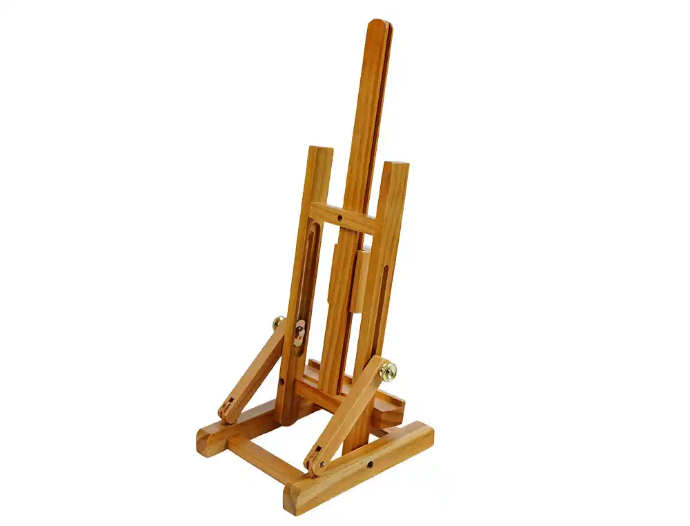 [173112] Caballete pintor de sobremesa liderpapel madera de pino barnizado 34x16x13 cm certificado fsc