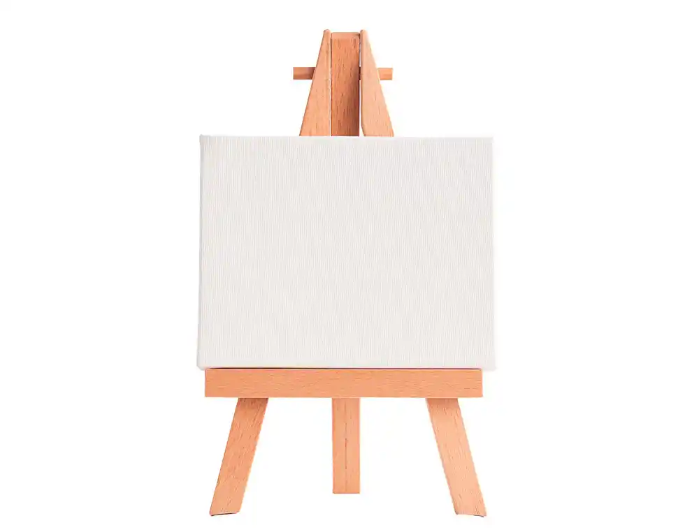 [173092] Mini lienzo con caballete liderpapel 6x8 cm gramaje 280g/m2 certificado fsc