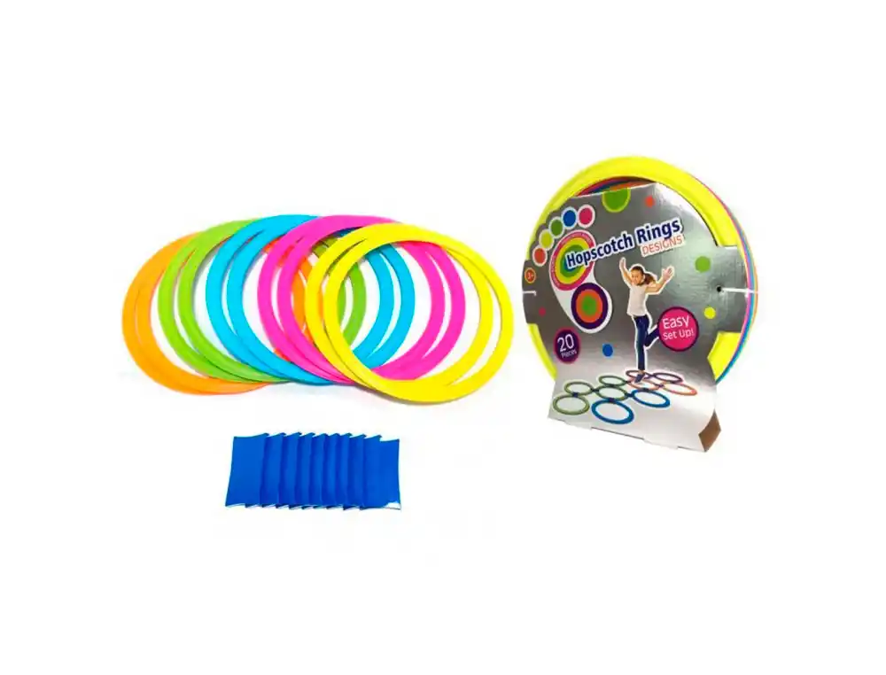 Juego de rayuela hopscoth rings designs +3 años