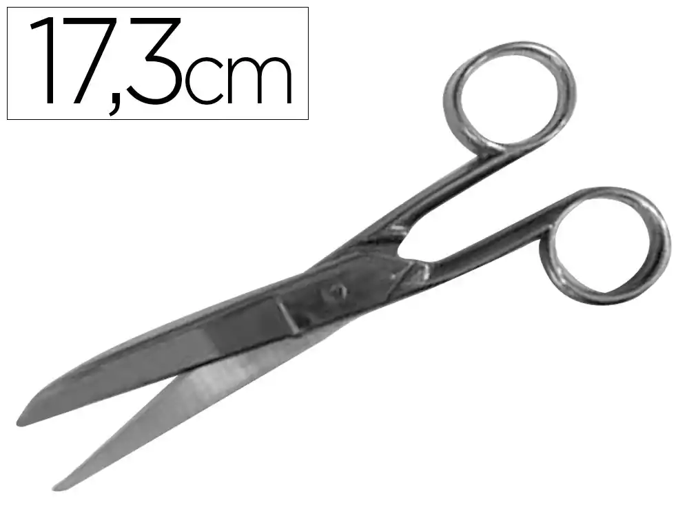 [172214] Tijera oficina acero inoxidable 6,8\" 17,3 cm