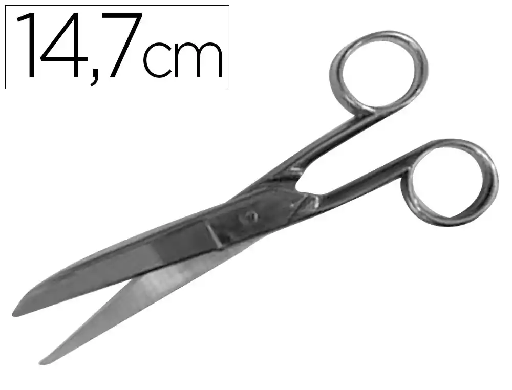 [172213] Tijera oficina acero inoxidable 5,7\" 14,7 cm