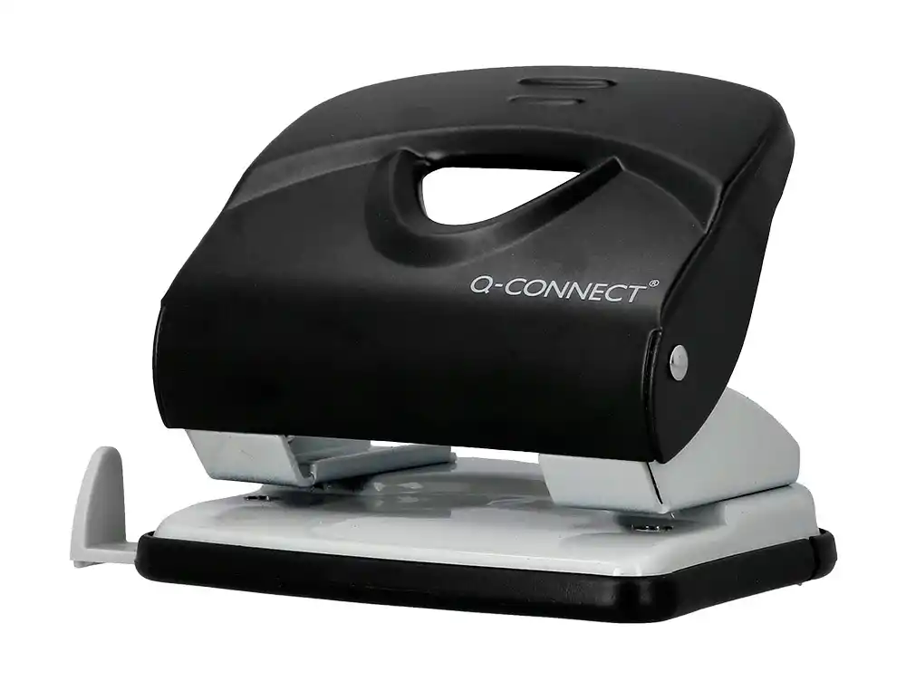 [172070] Taladrador q-connect kf14220 negro abertura 2,7 mm capacidad 30 hojas