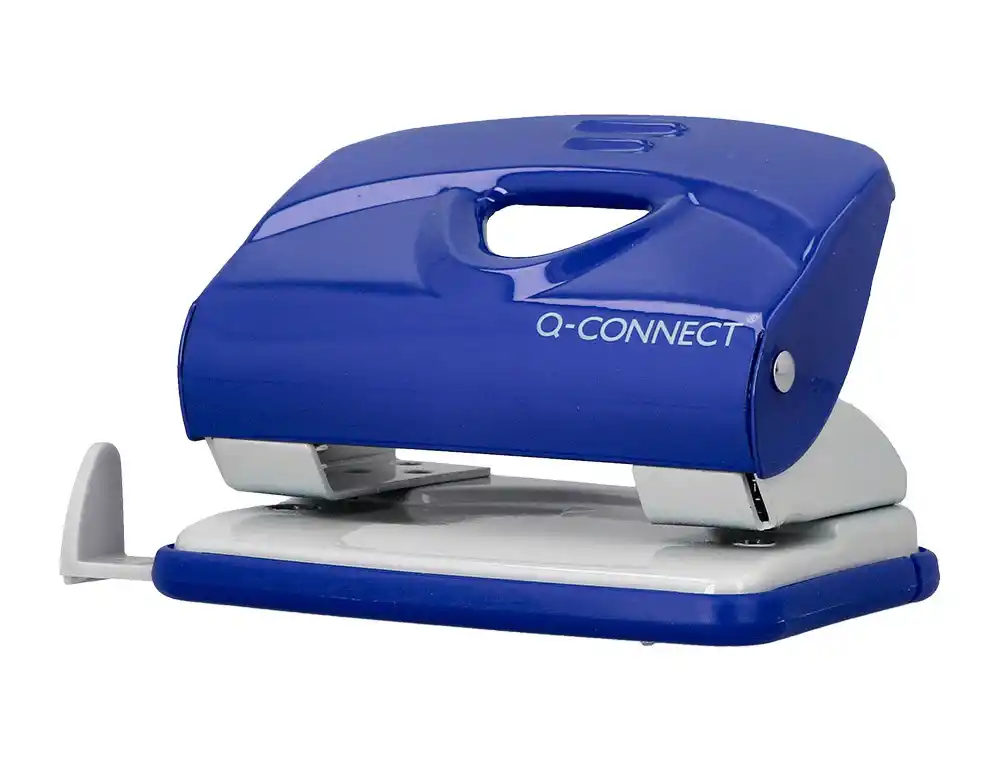 [172068] Taladrador q-connect kf14218 azul abertura 2 mm capacidad 20 hojas
