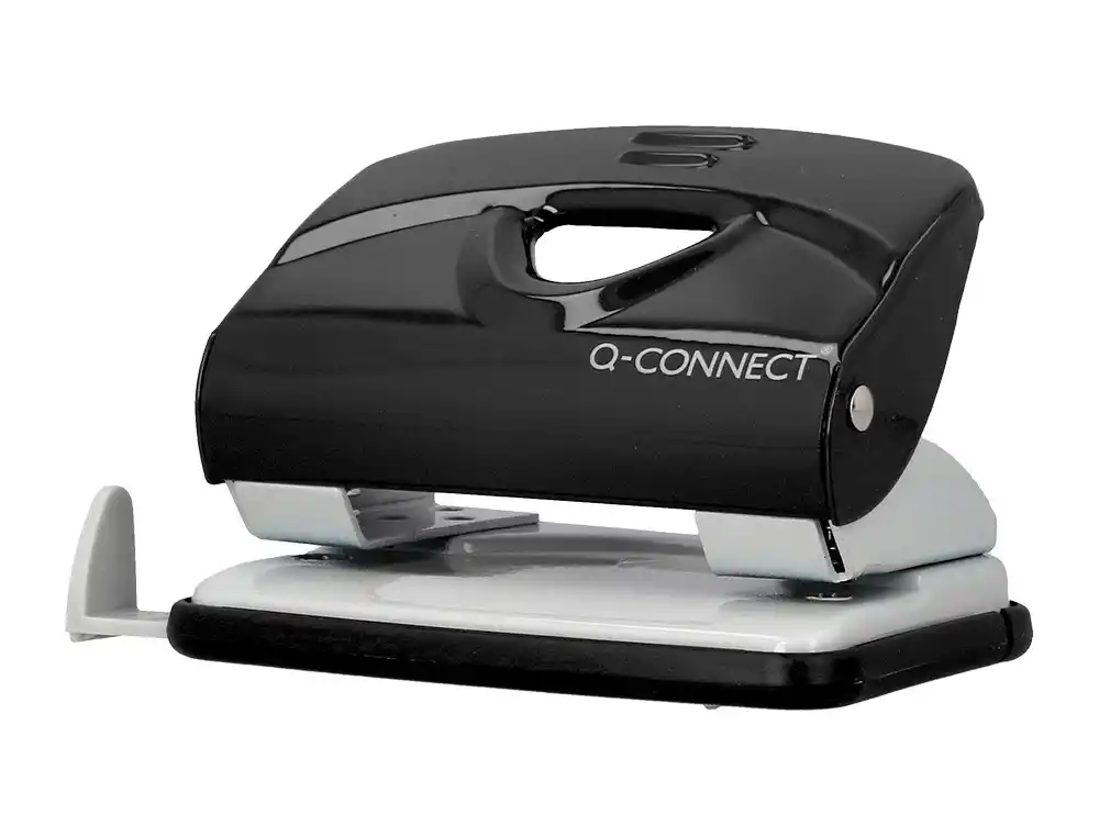 [172067] Taladrador q-connect kf14217 negro abertura 2 mm capacidad 20 hojas