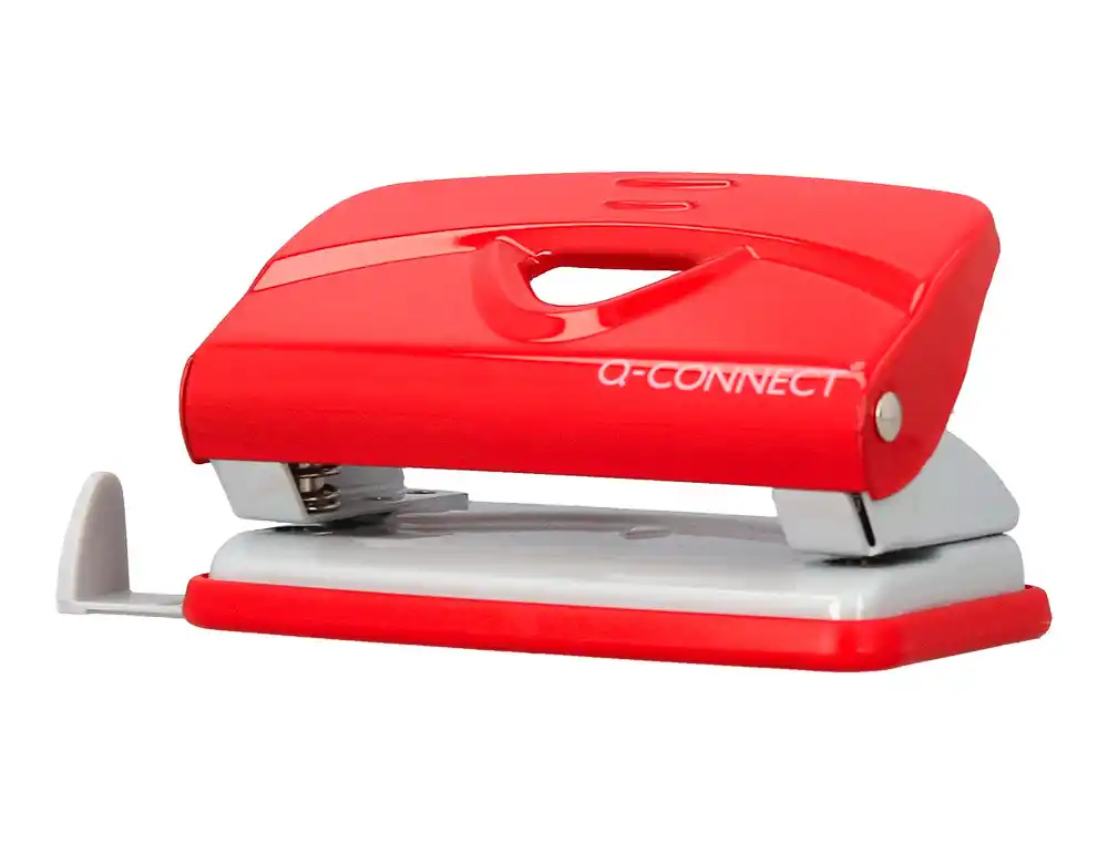 [172066] Taladrador q-connect kf14216 rojo abertura 1 mm capacidad 10 hojas