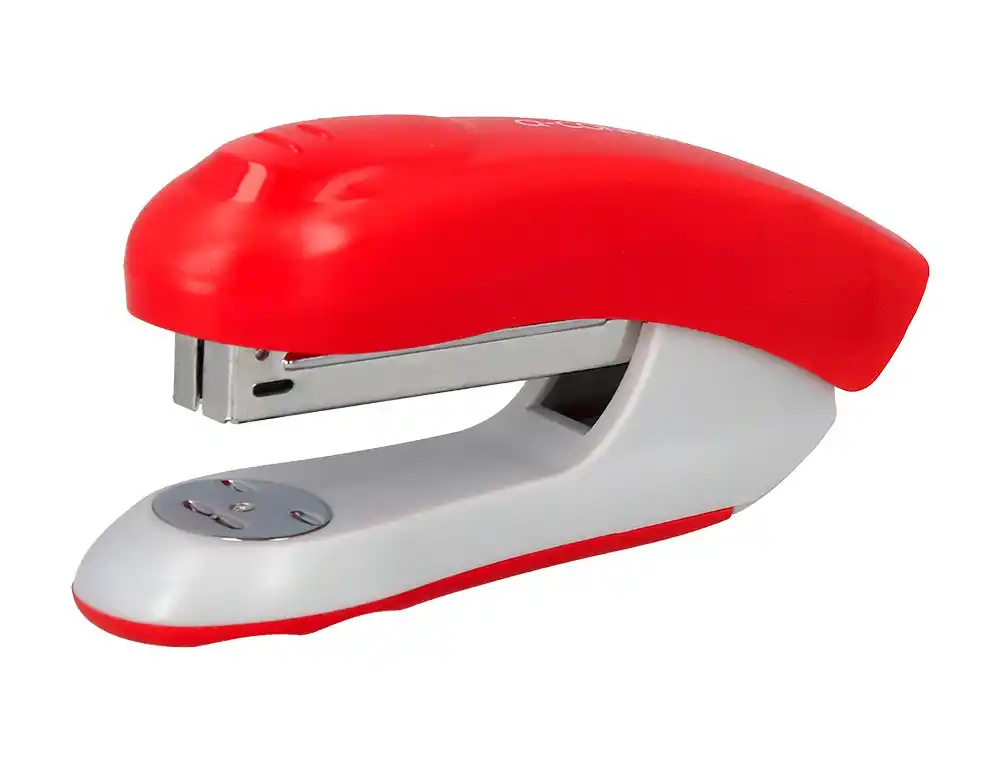 [172060] Grapadora q-connect kf14206 plastico abs roja capacidad 20 hojas