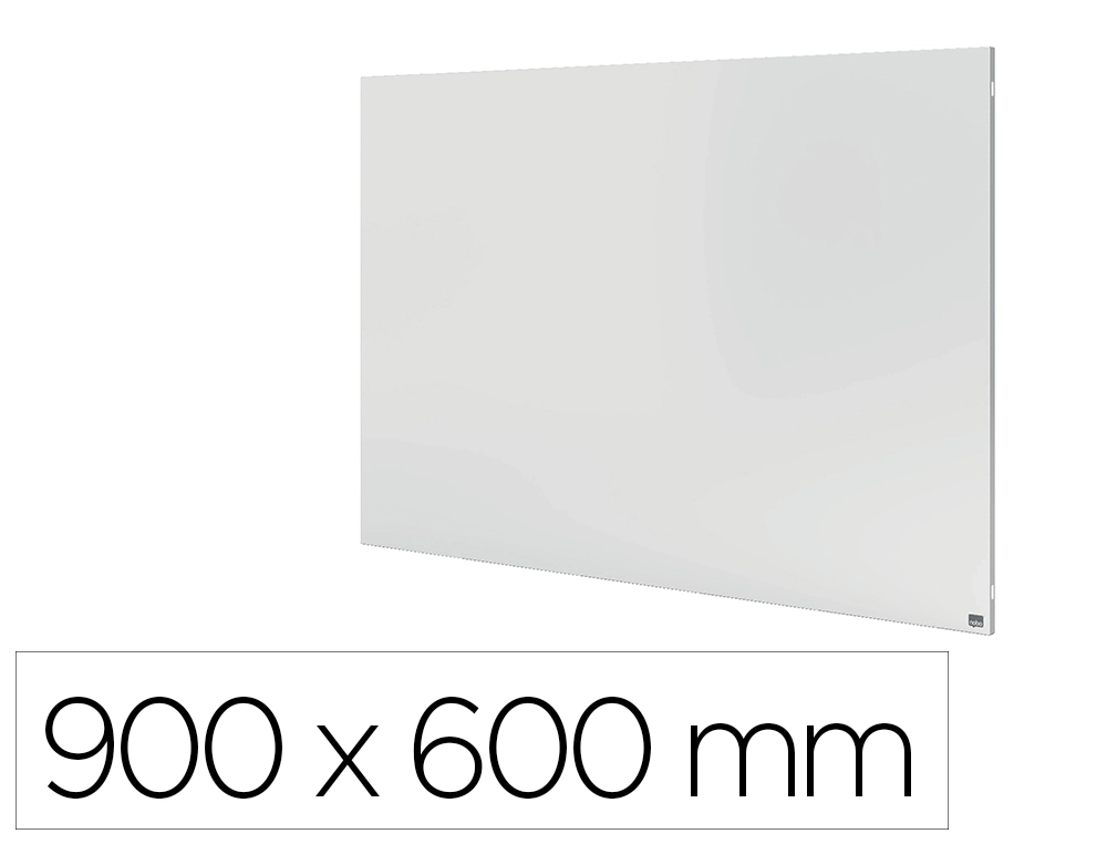 [171987] Pizarra blanca nobo infinity sin marco acero lacado magnetico 900x600 mm