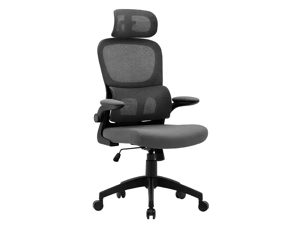 [171688] Silla q-connect direccion sorrento malla base metalica alt max 1320 anc 650 prof 600 mm ruedas premium gris