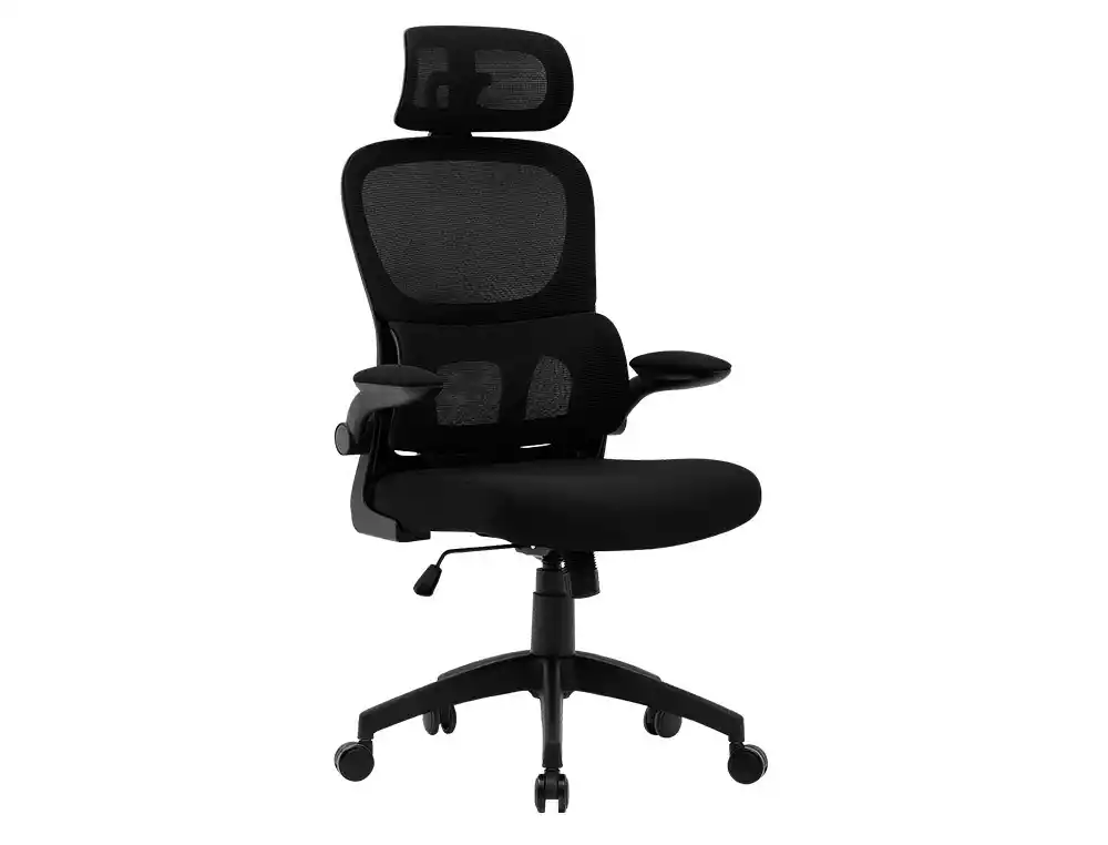[171687] Silla q-connect direccion sorrento malla base metalica alt max 1320 anc 650 prof 600 mm ruedas premium negro