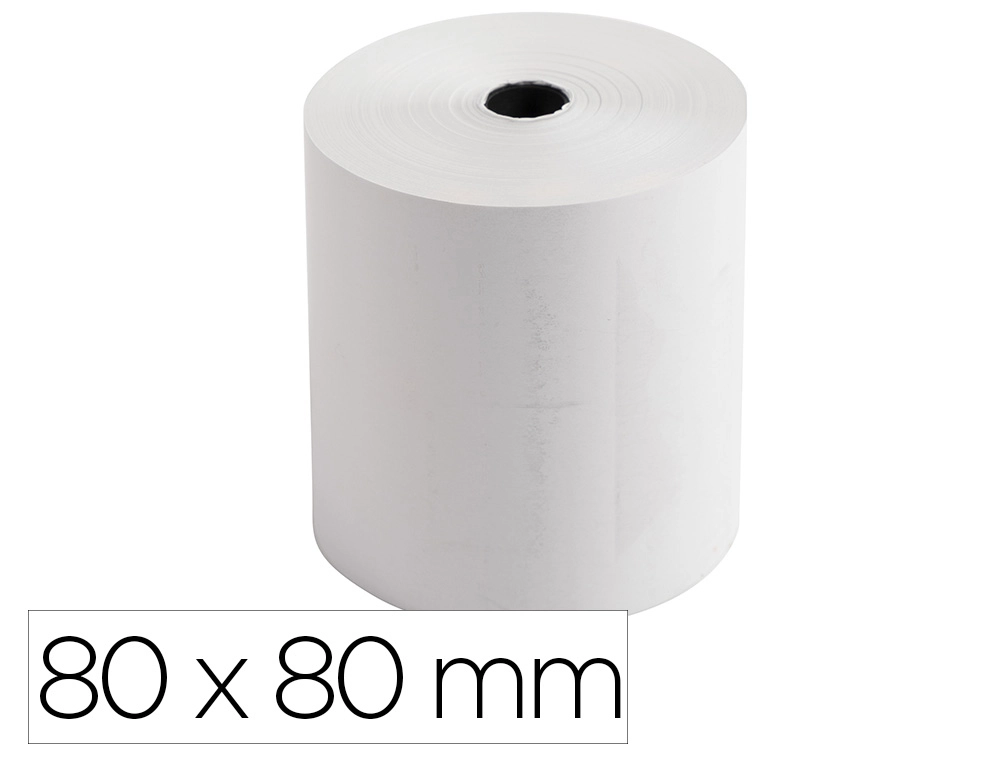 Rollo sumadora exacompta termico 80x70 mm 48 g/m2 sin bpa
