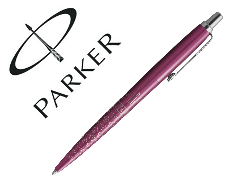 [171315] Boligrafo parker jotter around the world tokyo rosa