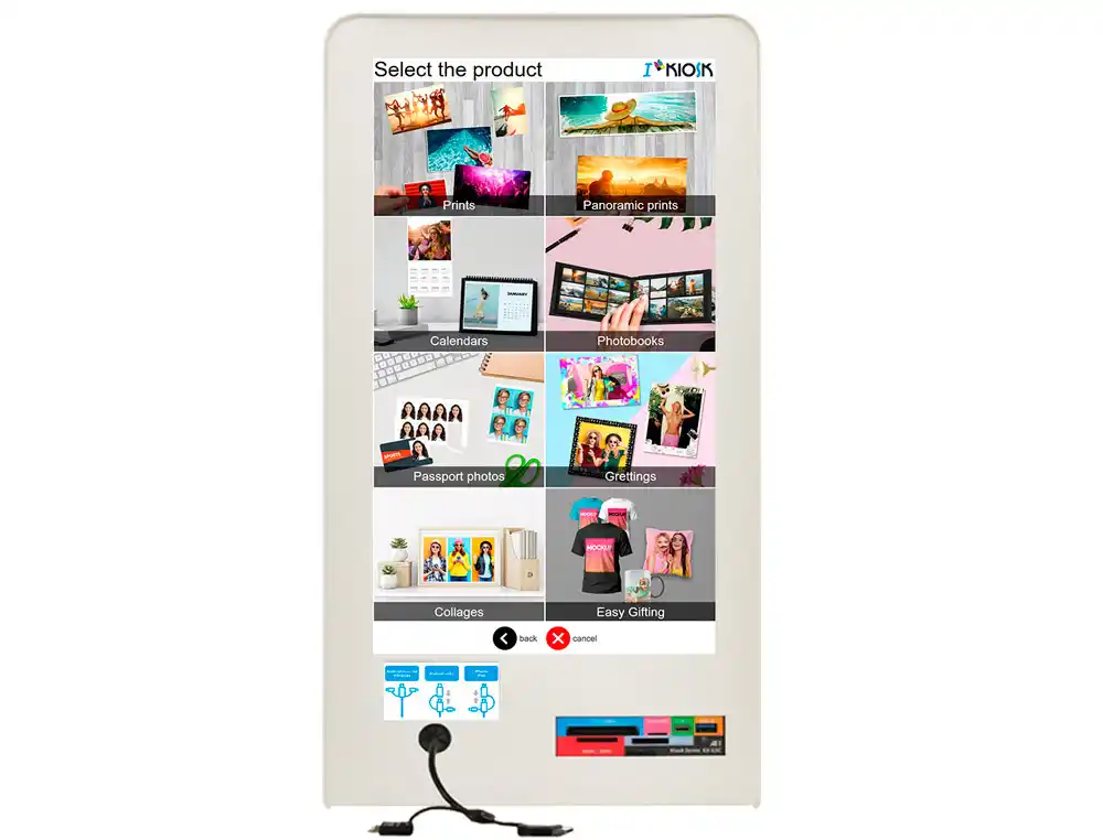 [171311] Kiosko fotografico creative 15\" + software local + pdf + impresora citizen cx-02