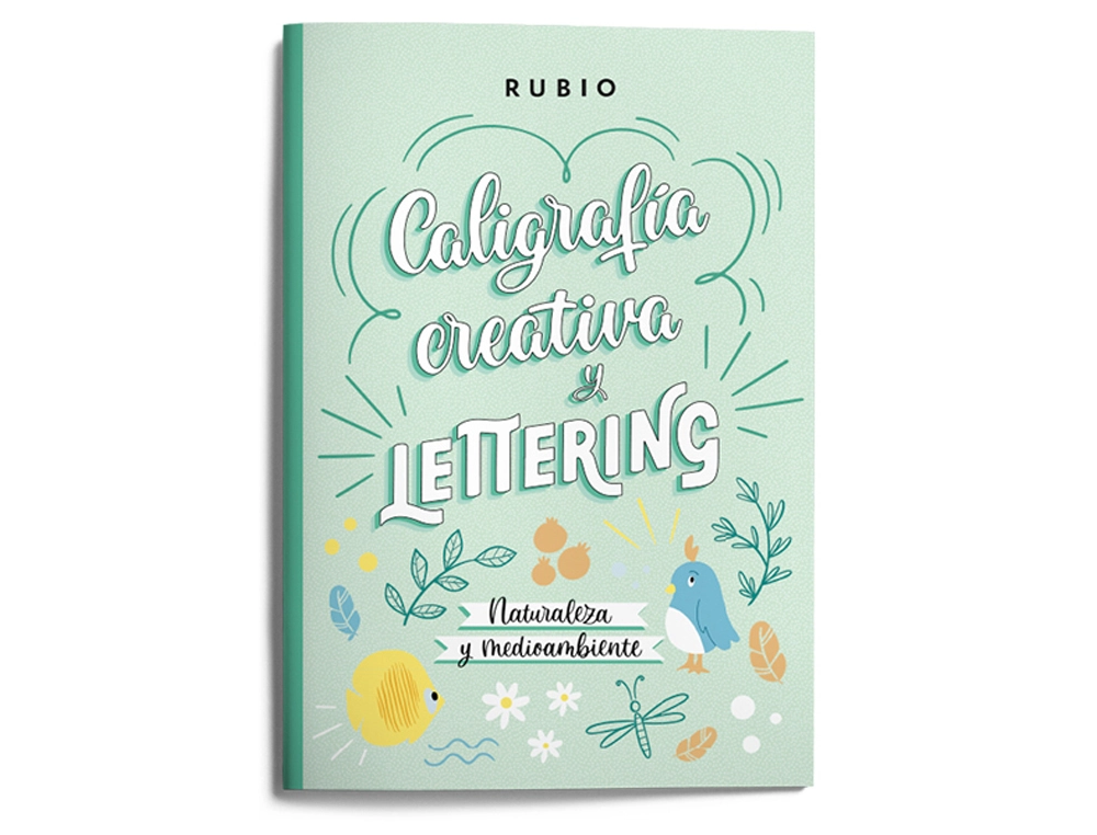 [171047] Cuaderno rubio lettering caligrafia creativa naturaleza y medio ambiente