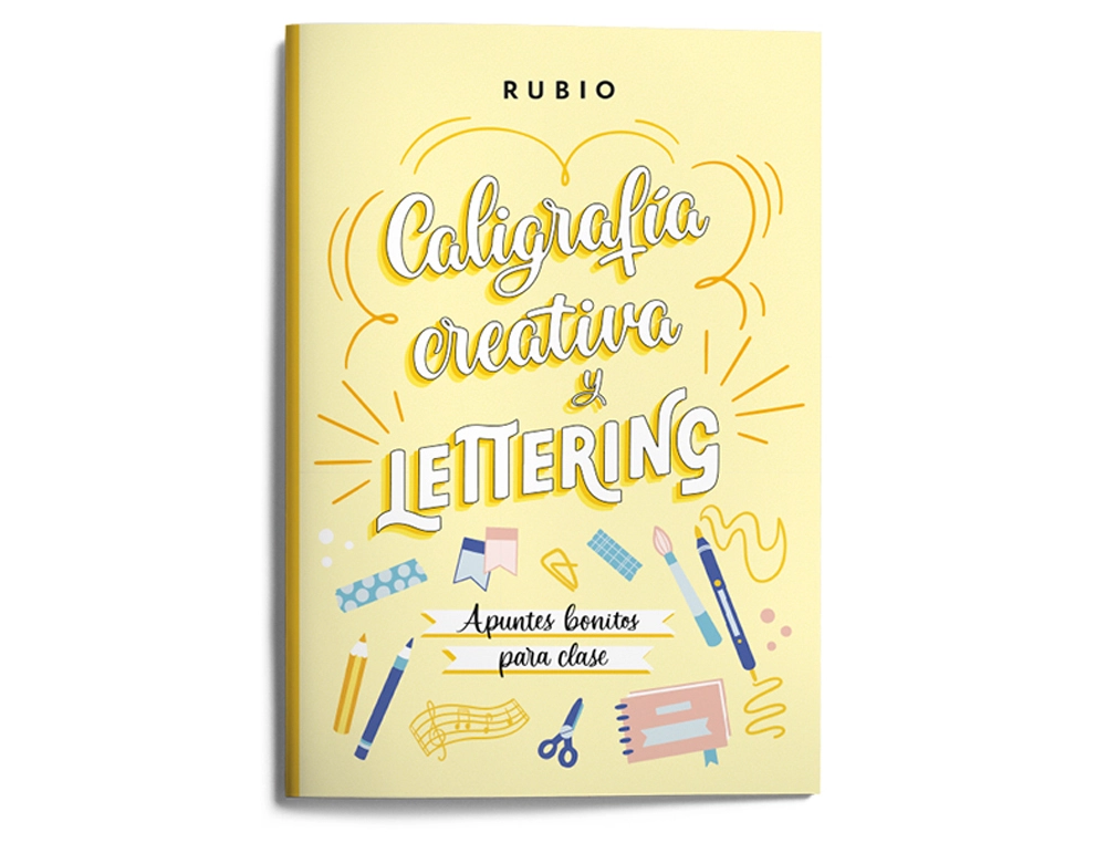 [171045] Cuaderno rubio lettering caligrafia creativa apuntes bonitos para clase