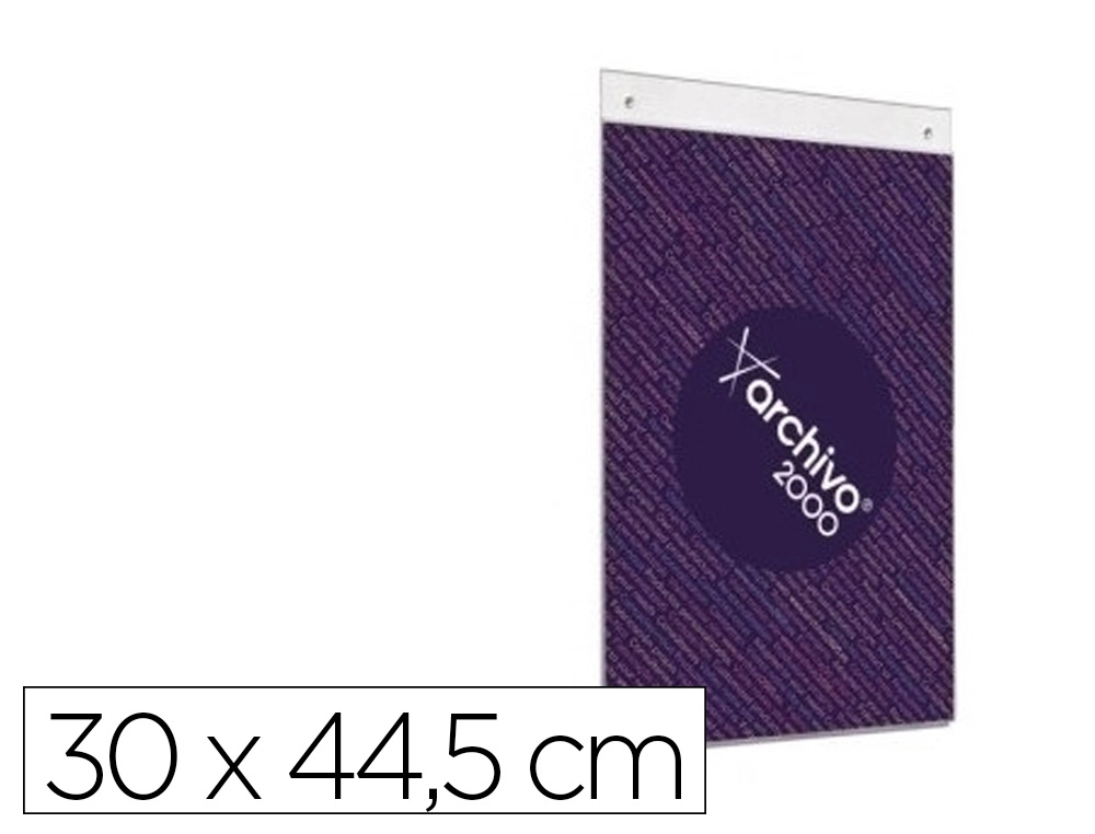 [170930] Expositor mural archivo 2000 din a3 vertical con taladros espesor 2 mm cristal transparente 297x420 mm