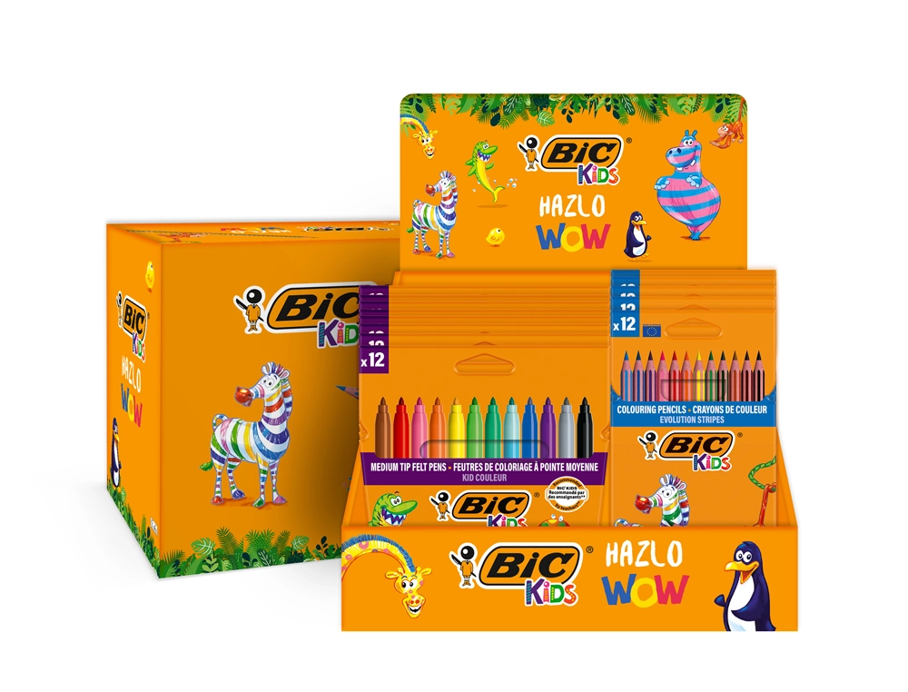 [170828] Expositor sobremesa bic kids hazlo wow