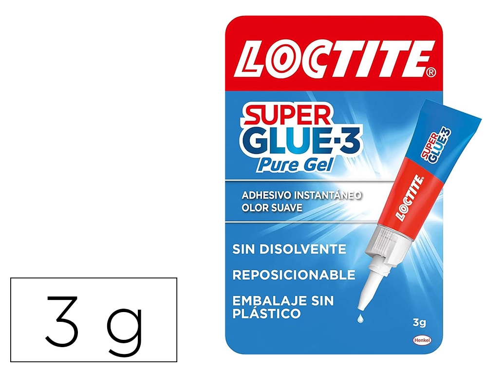 [170773] Pegamento loctite 3 g adhesivo instantaneo gel reposicionable