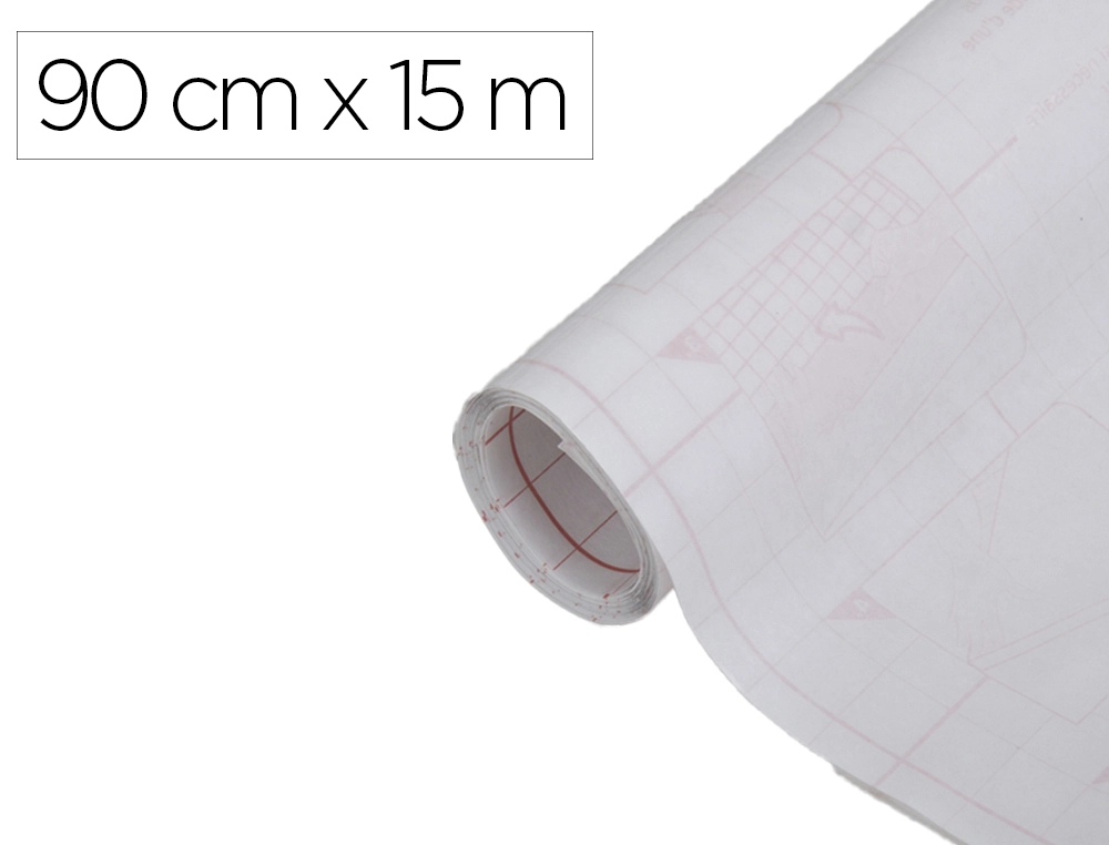 [170322] Rollo adhesivo d-c-fix blanco mate ancho 90 cm largo 15 m