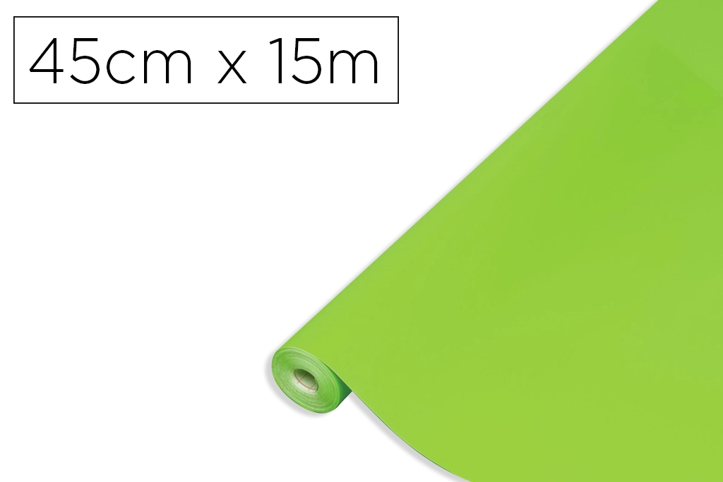 [170316] Rollo adhesivo d-c-fix verde manzana mate ancho 45 cm largo 15 m