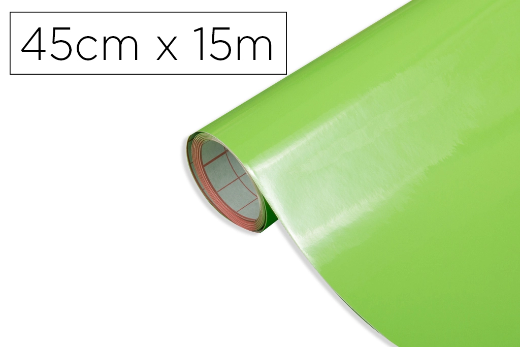 [170315] Rollo adhesivo d-c-fix verde manzana ancho 45 cm largo 15 m