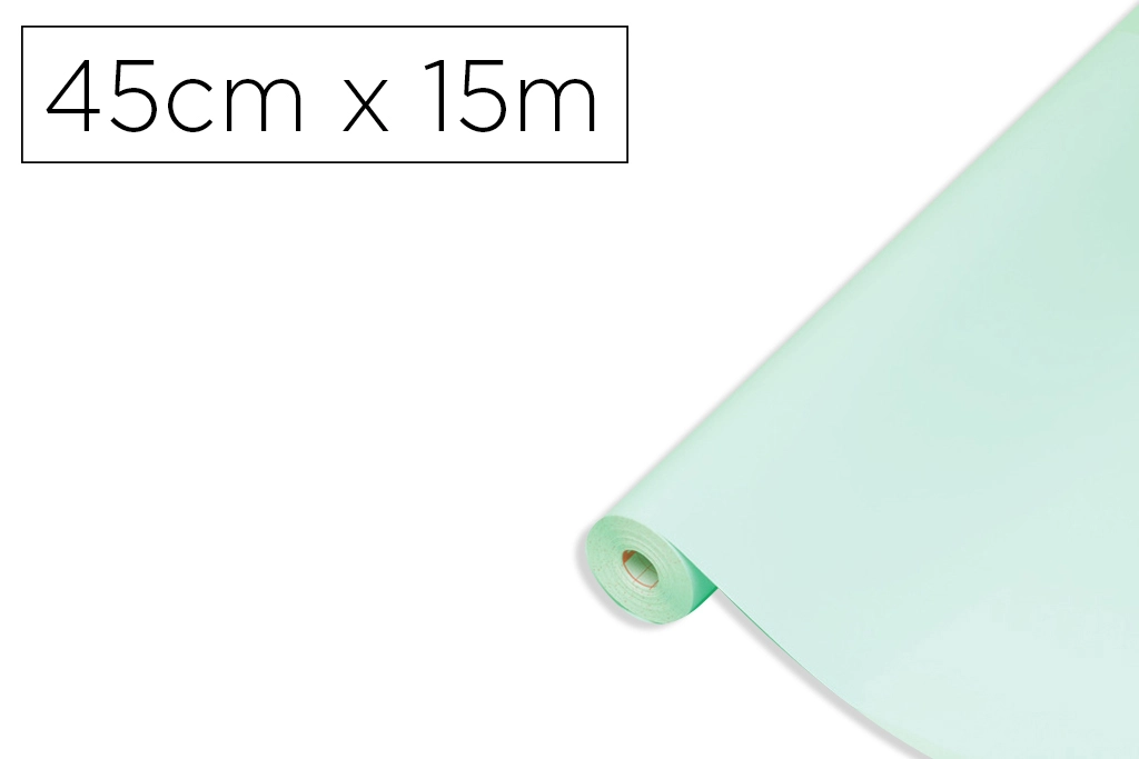 [170303] Rollo adhesivo d-c-fix verde menta ancho 45 cm largo 15 m