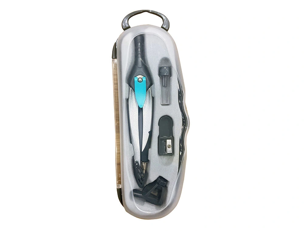 [169723] Compas liderpapel lock device con adaptador universal y tubo de minas color gris