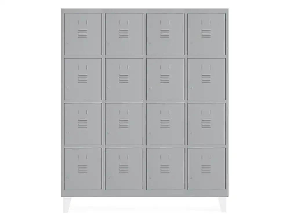 [169563] Taquilla metalica rocada 300 4 modulos x 4 puertas gris 1210x500x1800 mm