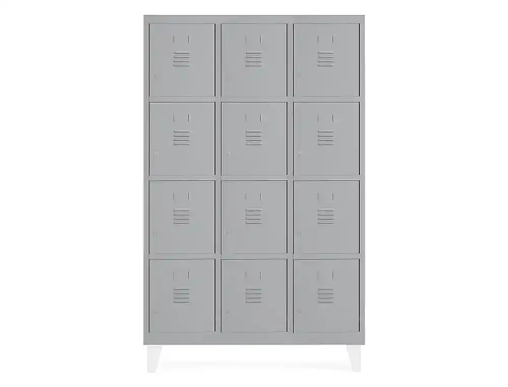 [169558] Taquilla metalica rocada 300 3 modulos x 4 puertas gris 910x500x1800 mm